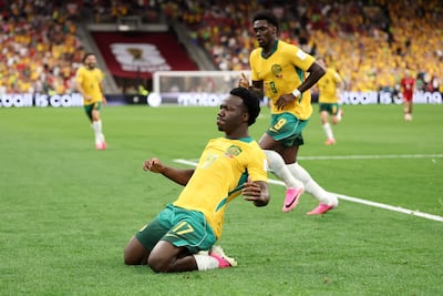 Nestory Irankunda, delantero del Watford F.C. de la Segunda División de Inglaterra, fue el autor del primer gol de Australia en Vancouver.