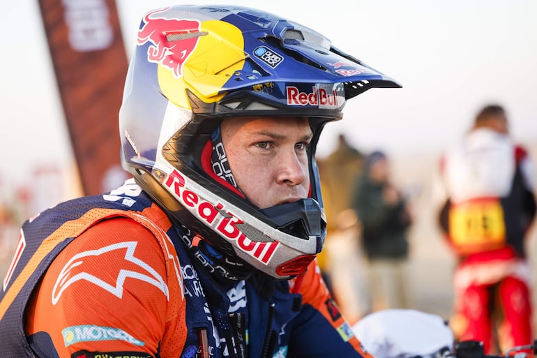 El australiano Daniel Sanders (KTM Factory Racing) quedó segundo tras la etapa de hoy.