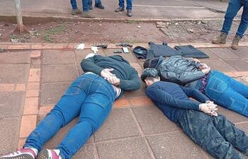 Braian Eladio Rojas Portillo, fue detenido el lunes pasado tras una persecución.