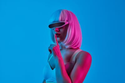 Concepto de erotismo en la era de robots e Inteligencia Artificial (IA).