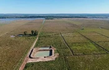 Así se veía la zona donde se pretendía hacer un vertedero en Arroyos y Esteros.