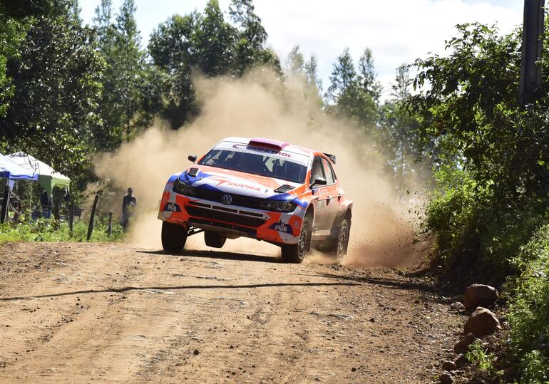 Agustín Alonso, quien se despidió del VW Polo, fue el ganador del Rally de las Colonias Unidas 2024.