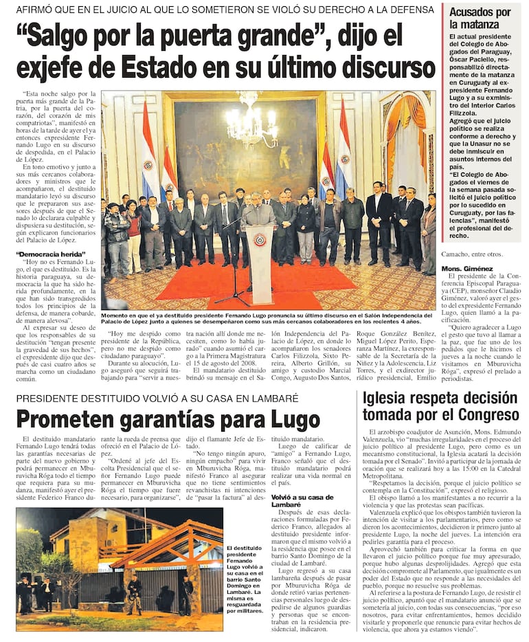 Ejemplar del 23 de junio de 2012.