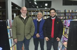 Fernando Pistilli, Pablo Burián y Fabian Chamorro.