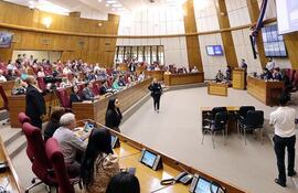 Una nutrida presencia se registró esta mañana en la audiencia para debatir la creación del Registro Unificado Nacional (RUN).