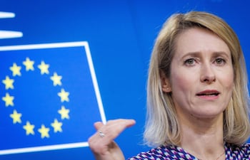 Kaja Kallas, alta representante de la UE para Asuntos Exteriores y Seguridad.