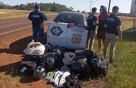 Detienen a joven que transportaba 8 bolsas de marihuana en La Paz