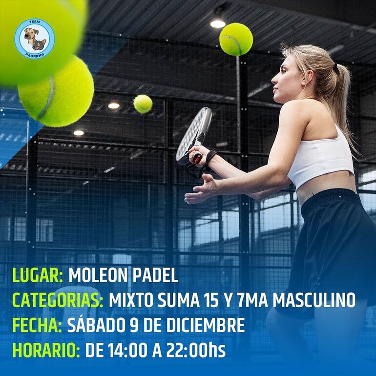 Flyer del evento solidario de este 9 de diciembre.