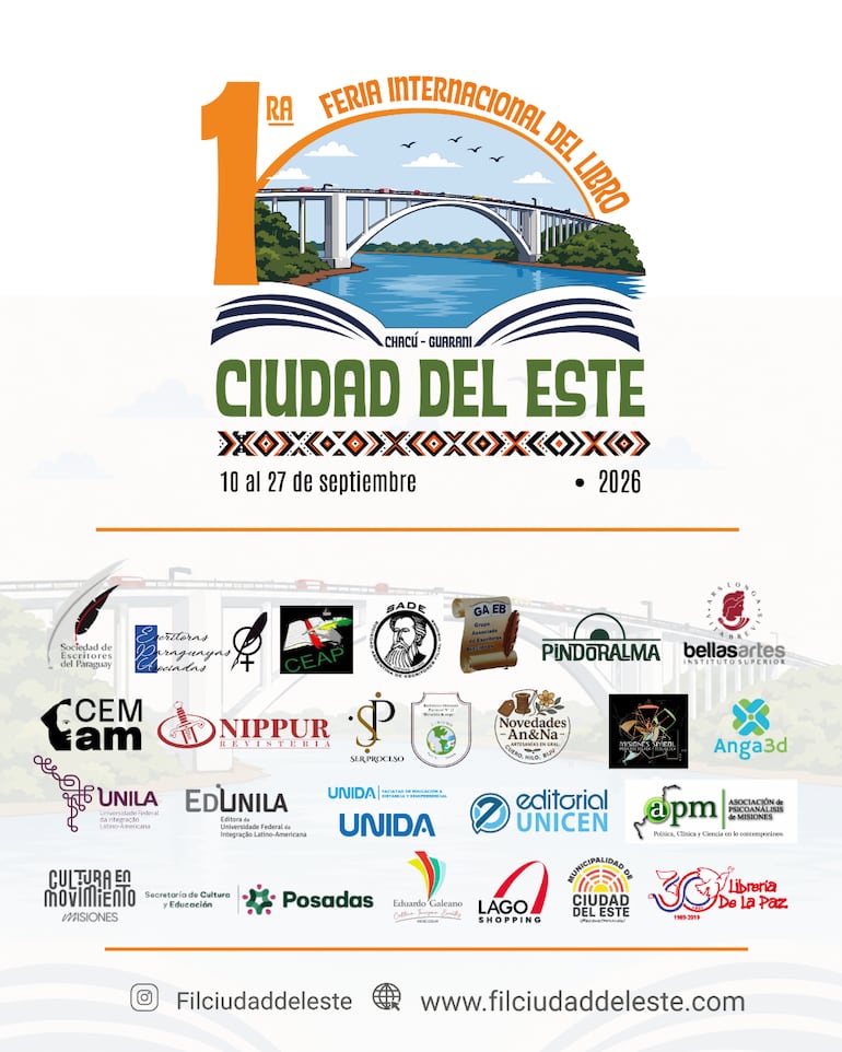 Ciudad del Este será escenario de una amplia agenda cultural con más de 100 actividades de acceso libre y gratuito.