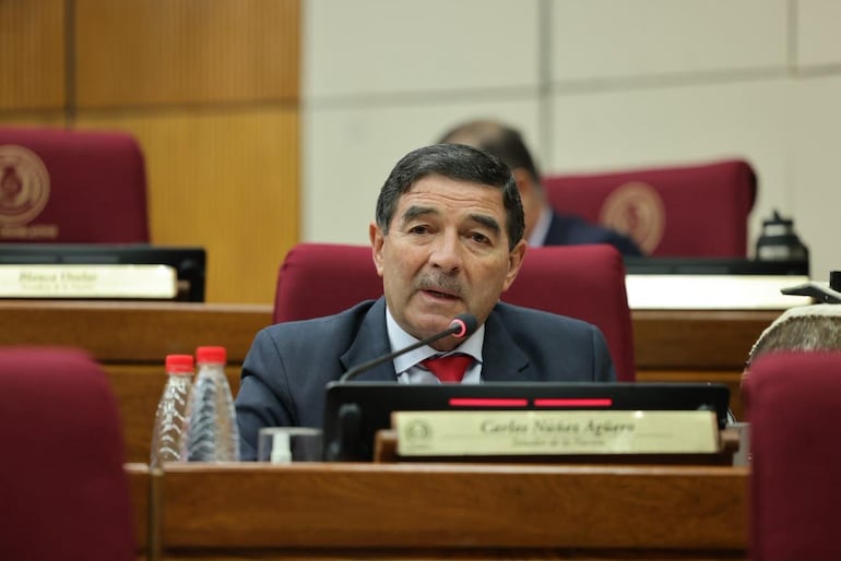 Carlos Núñez, senador cartista. Foto: Prensa Senado.