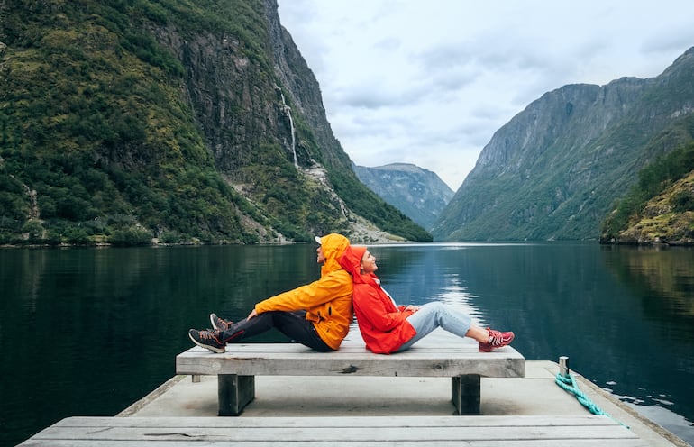 Nærøyfjord, Noruega.