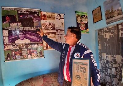 Con orgullo, Enrique Agüero evoca a su padre, Juan Bautista ‘Mbatí’ Agüero, quien escribió parte de la historia grande de la selección paraguaya.