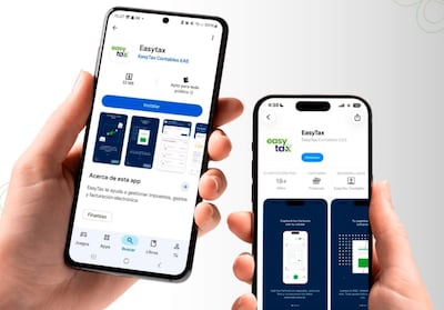 EasyTax está disponible en Google Play y App Store.