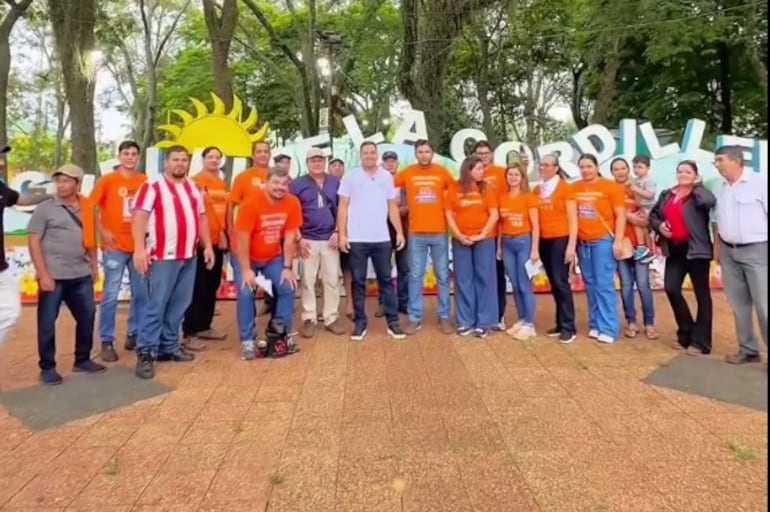 Miguel Prieto en Itacurubí de la Cordillera.