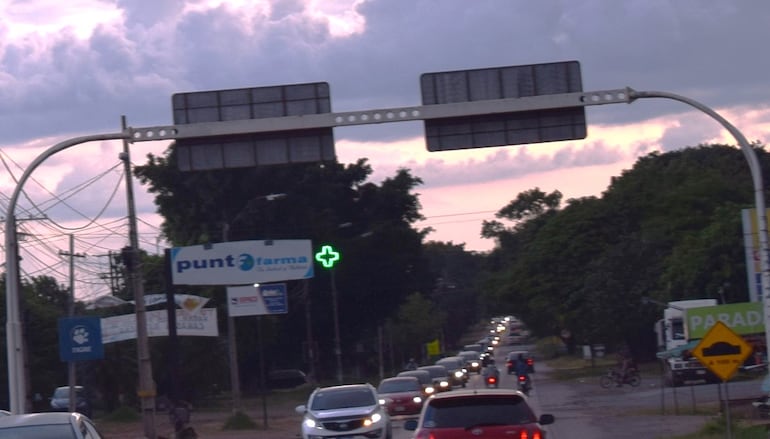 Tránsito fluido y ordenado sobre la ruta PY01.
