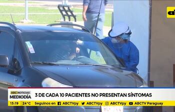 3 de cada 10 pacientes no presentan síntomas