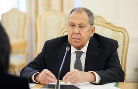 Serguéi Lavrov, ministro de Exteriores de Rusia.