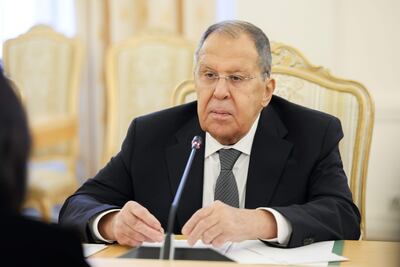 Serguéi Lavrov, ministro de Exteriores de Rusia.