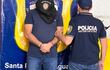 El detenido fue trasladado bajo custodia policial hasta la sede fiscal de Santa Rosa del Aguaray