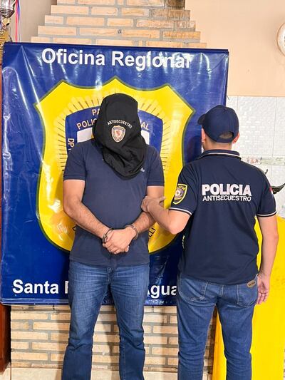 El detenido fue trasladado bajo custodia policial hasta la sede fiscal de Santa Rosa del Aguaray