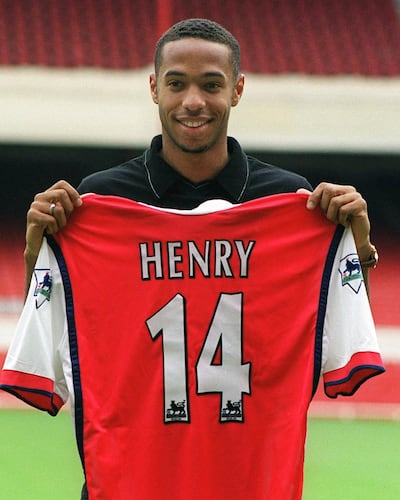 Thierry Daniel Henry delantero francés, que brilló en en su etapa como delantero del Arsenal de Inglaterra.