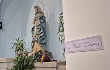 Desde este lunes inició el novenario a Nuestra Señora de la Encarnación