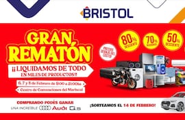 Bristol en modo remate total de miles de productos, con precios que no vuelven.