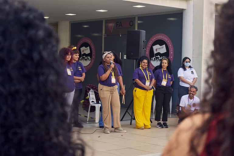 Mujeres afrodescendientes organizadas en Kuña Afro.