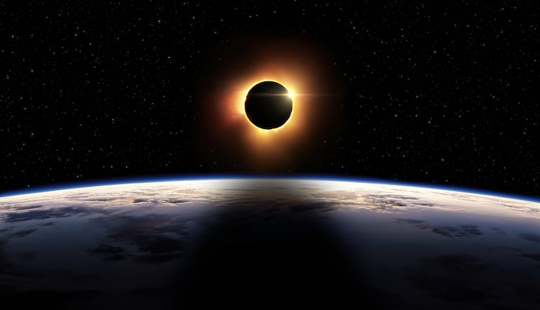 Eclipse solar total.