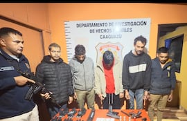 capturan a cinco presuntos asaltantes armados y frustran supuesto golpe en Pastoreo