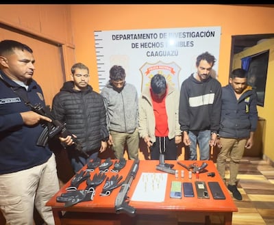capturan a cinco presuntos asaltantes armados y frustran supuesto golpe en Pastoreo