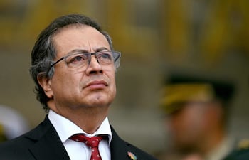 El presidente de Colombia, Gustavo Petro. (Photo by LUIS ACOSTA / AFP)