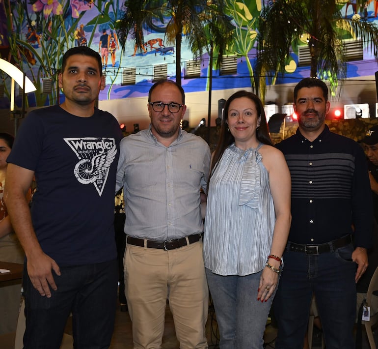 Eduardo Godoy, Matías Machin, María Rivas y Jesús Villalba.