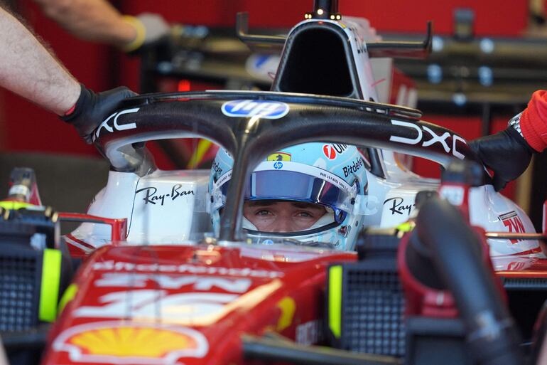 Charles Leclerc partirá mañana desde la segunda fila al lado de Lando Norris.