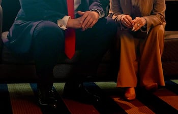 El presidente de Estados Unidos, Donald Trump, habla con la primera ministra de Italia, Giorgia Meloni. Foto de archivo.