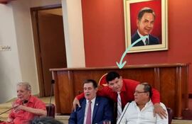 Juan Carlos Galaverna, Horacio Cartes, Gustavo Centurión y José Alberto Alderete.