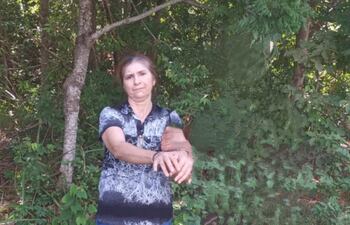 Lourdes Ramírez de Ramos, detenida.