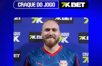 Isidro Pitta fue elegido el Craque do Jogo, por su gol y asistencia en la victoria del Bragantino.