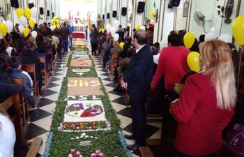 Celebraron la solemnidad de Corpus Christi en la Catedral de San Lorenzo.