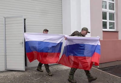 Soldados rusos capturados y liberados por Ucrania en un intercambio de prisioneros con Rusia, el pasado 15 de mayo.