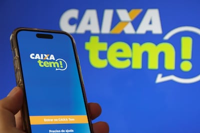 App del banco Caixa en un teléfono celular