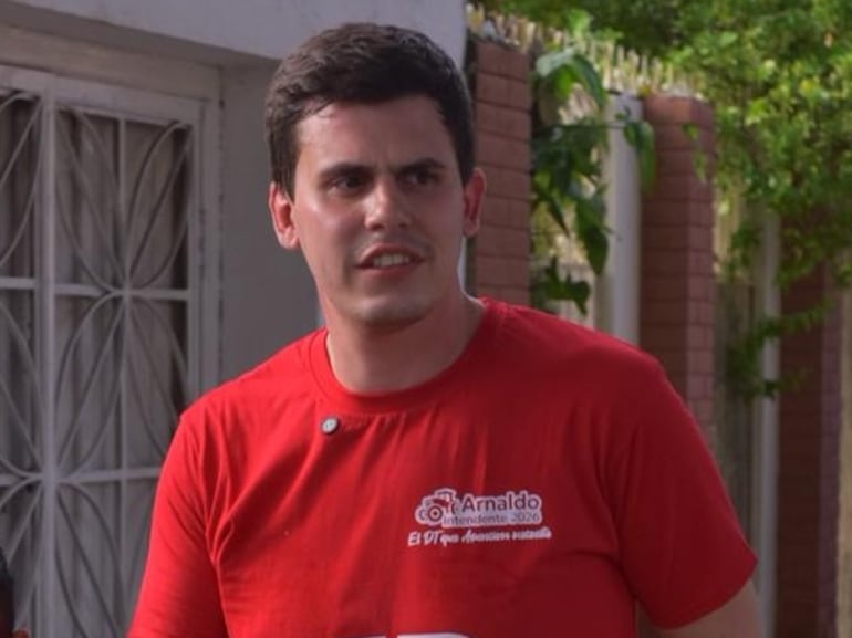 José Plate, candidato a concejal de Asunción por el Partido Colorado.