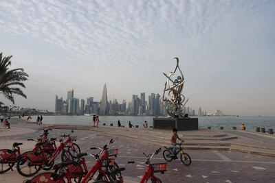 Doha, capital de Qatar.
