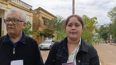 El exsenador Alberto Wagner y la apoderada del PLRA, Ana Barrios, denunciaron supuesto voto inducido y agresión.