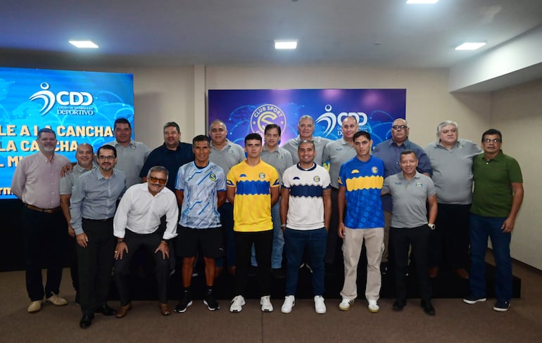 Artífices del Proyecto COLO CDD, alianza entre el Sport Colonial y el Centro de Desarrollo Deportivo.