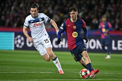 Barcelona empató con Atalanta y quedó en segundo lugar