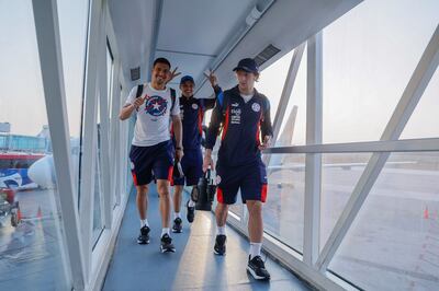 La selección de la selección de Paraguay a la ciudad de Barranquilla para enfrentar a Colombia por las Eliminatorias Sudamericanas 2026.