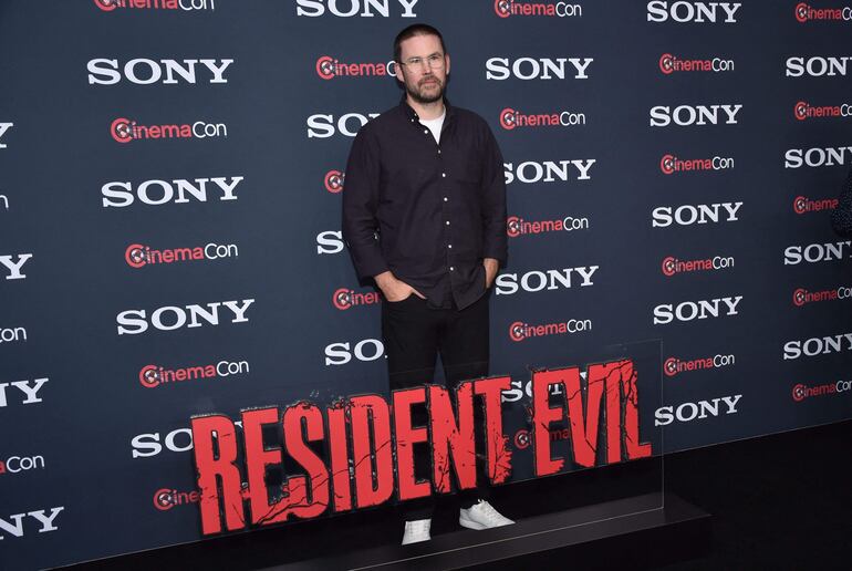 El cineasta Zach Cregger durante la presentación de 'Resident Evil' en CinemaCon.
