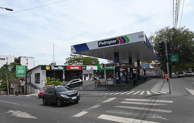 Estación de servicio ubicada sobre General Santos y Cerro Corá, una de las últimas habilitadas por el esintendente Óscar "Nenecho" Rodríguez (ANR-HC).