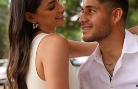 ¡Enamorados! Stephi Ríos y el cumpleañero Iván Torres.